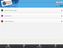 Tablet Screenshot of missionlocale-vichy.fr